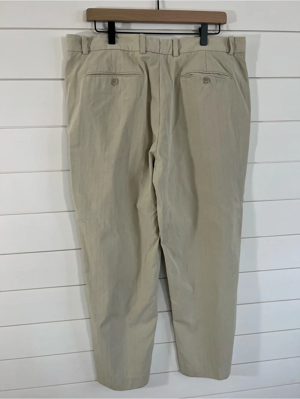 Tommy Bahama Silk Blend Mens Tan Dress Pants 38x32 Flat Front